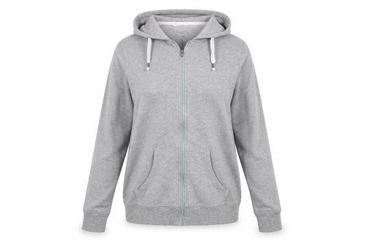 Blue Motion Womens Grey   Full Zip Hoodie Size M