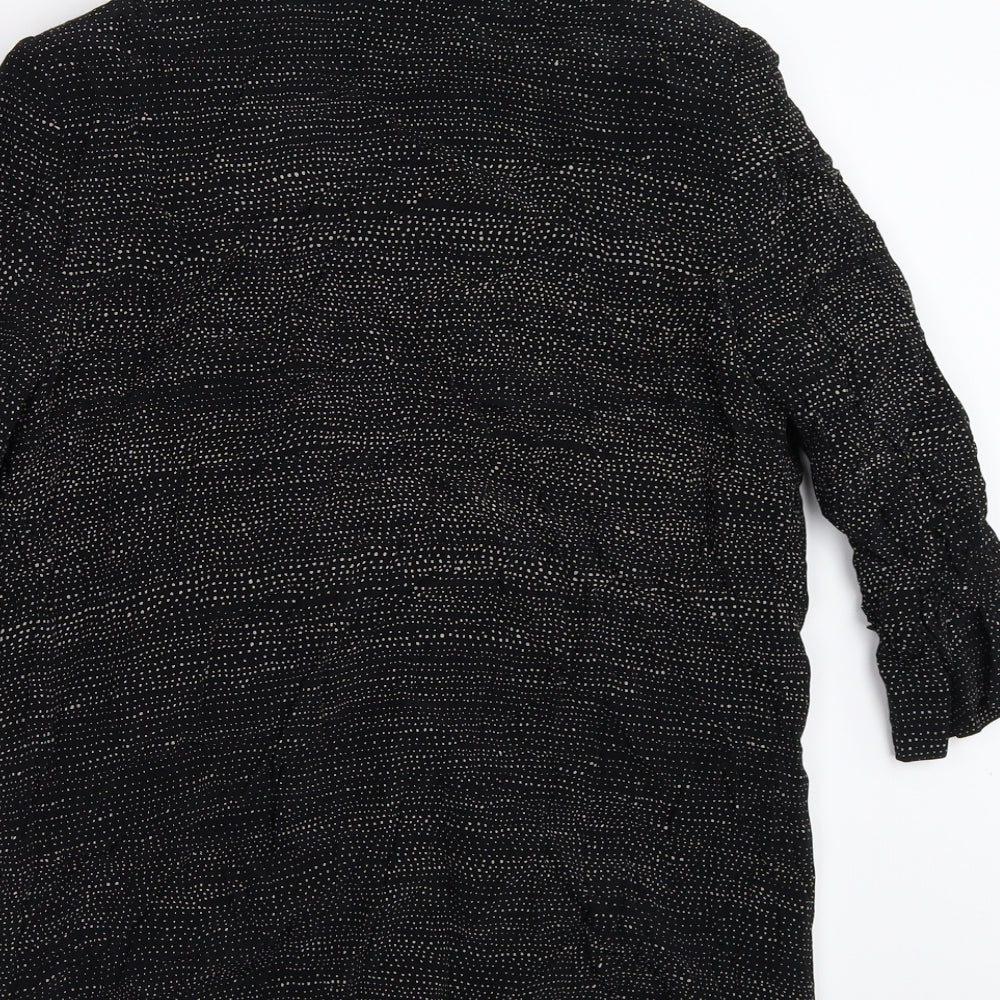 F&F Womens Black Polka Dot  Jacket  Size 10