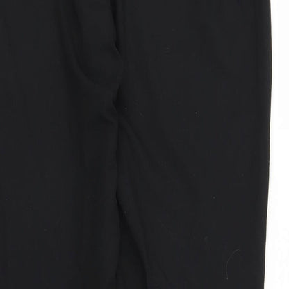 Next Womens Black   Carrot Trousers Size 10 L27 in