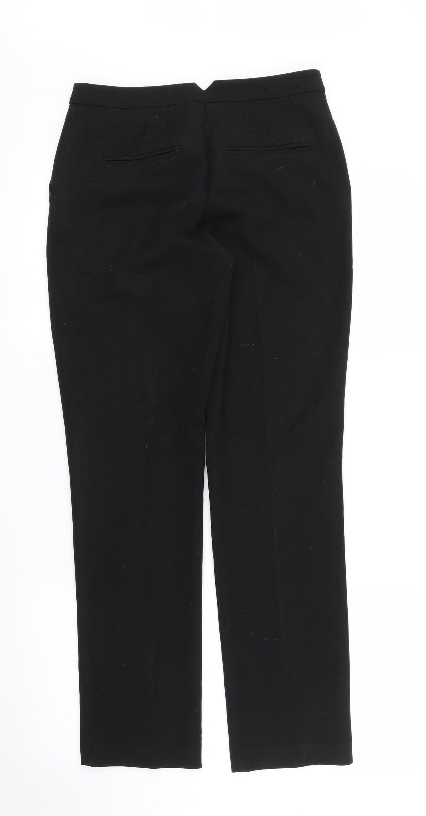 Papaya Womens Black   Trousers  Size 8 L28 in