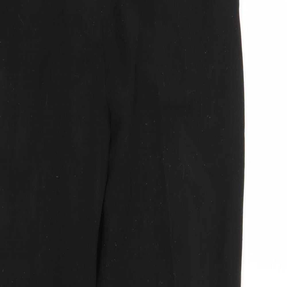 Papaya Womens Black   Trousers  Size 8 L28 in