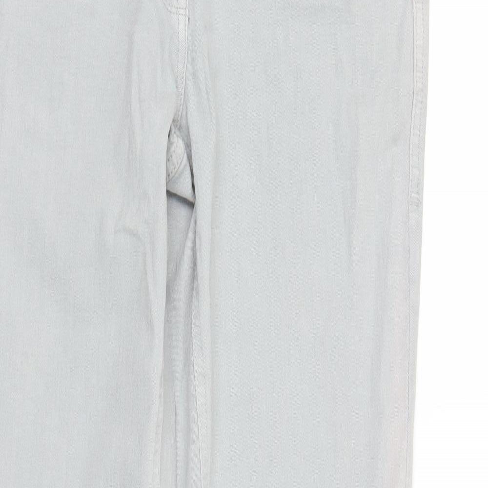 Blue Motion Womens Grey  Denim Tapered Jeans Size 12 L31 in