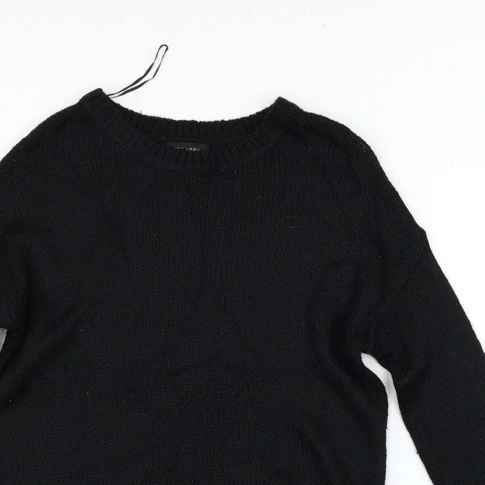 New Look Womens Black   Pullover Jumper Size S