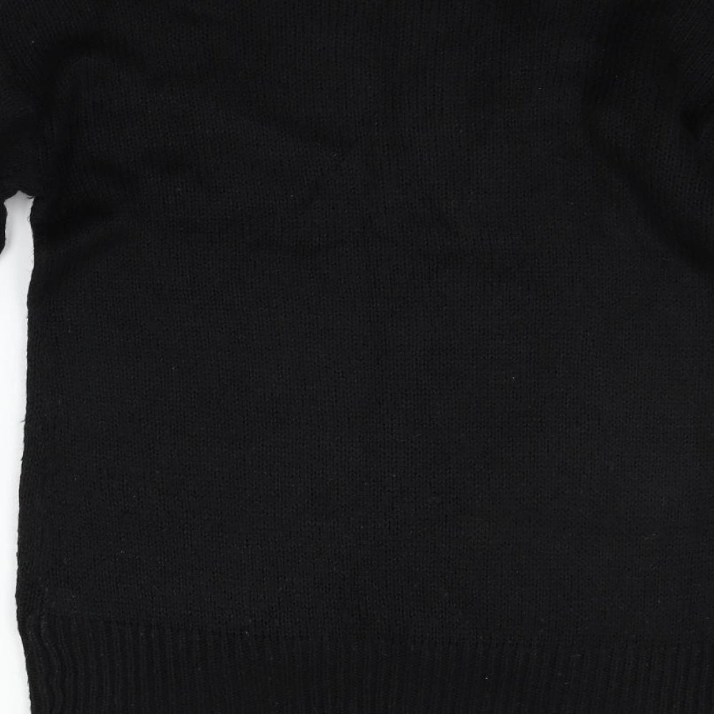 New Look Womens Black   Pullover Jumper Size S