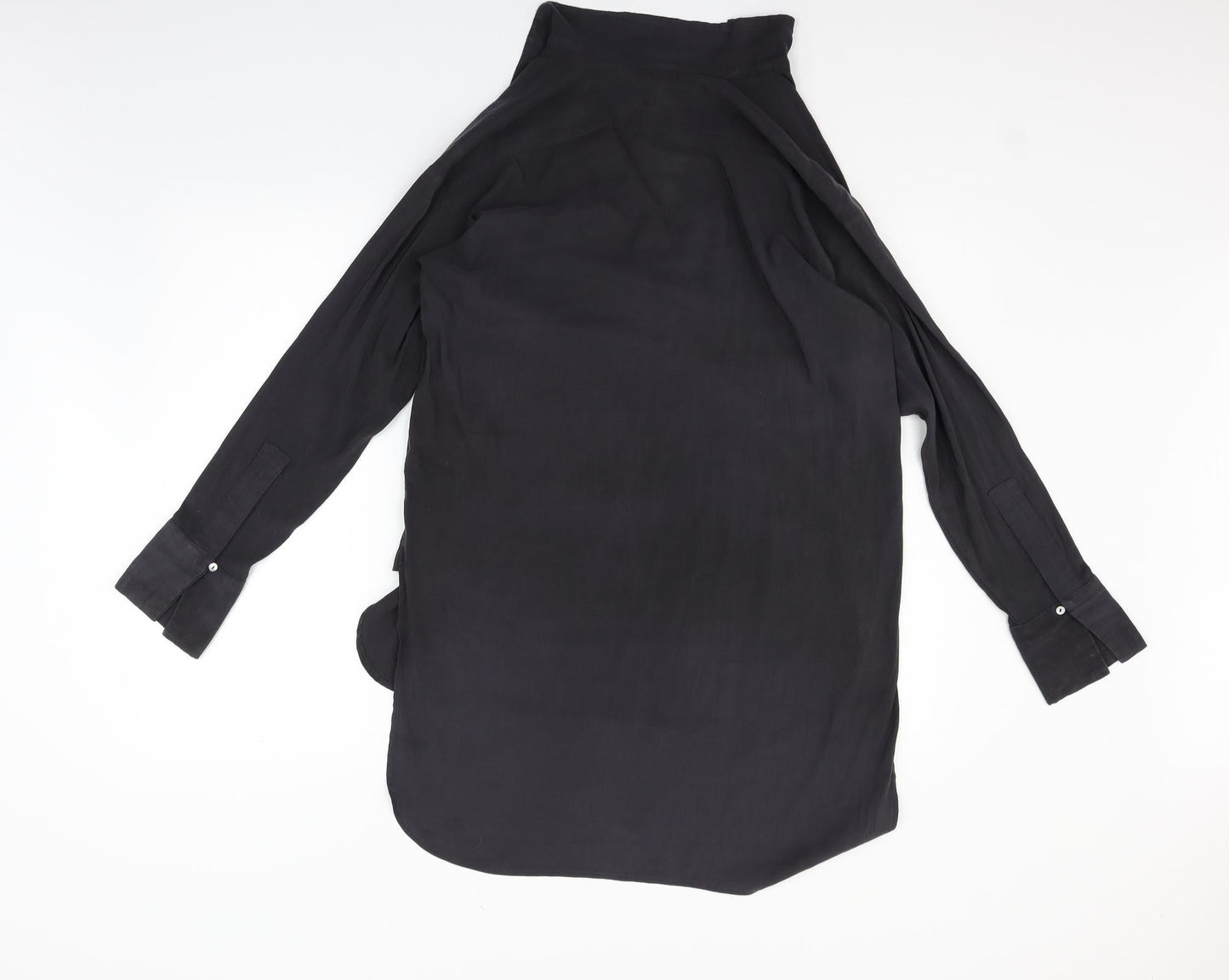 H&M Womens Grey   Basic Blouse Size 10