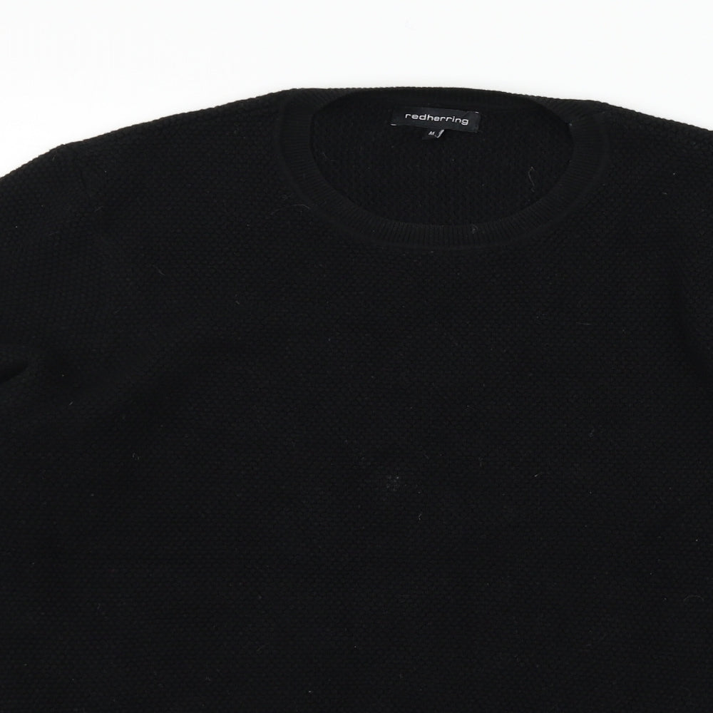 Red Herring Womens Black   Pullover Jumper Size M