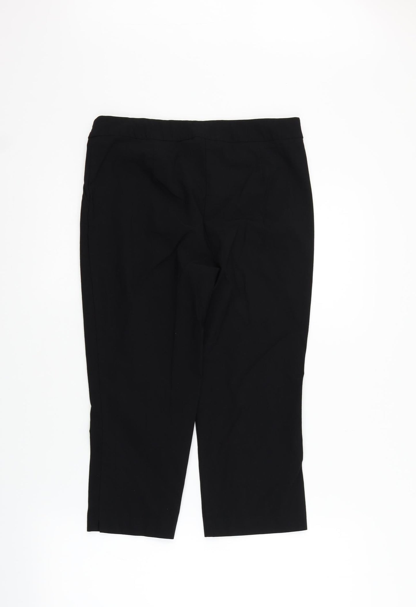 Papaya Womens Black   Trousers  Size 12 L20 in