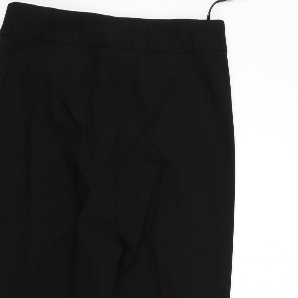 Papaya Womens Black   Trousers  Size 12 L20 in
