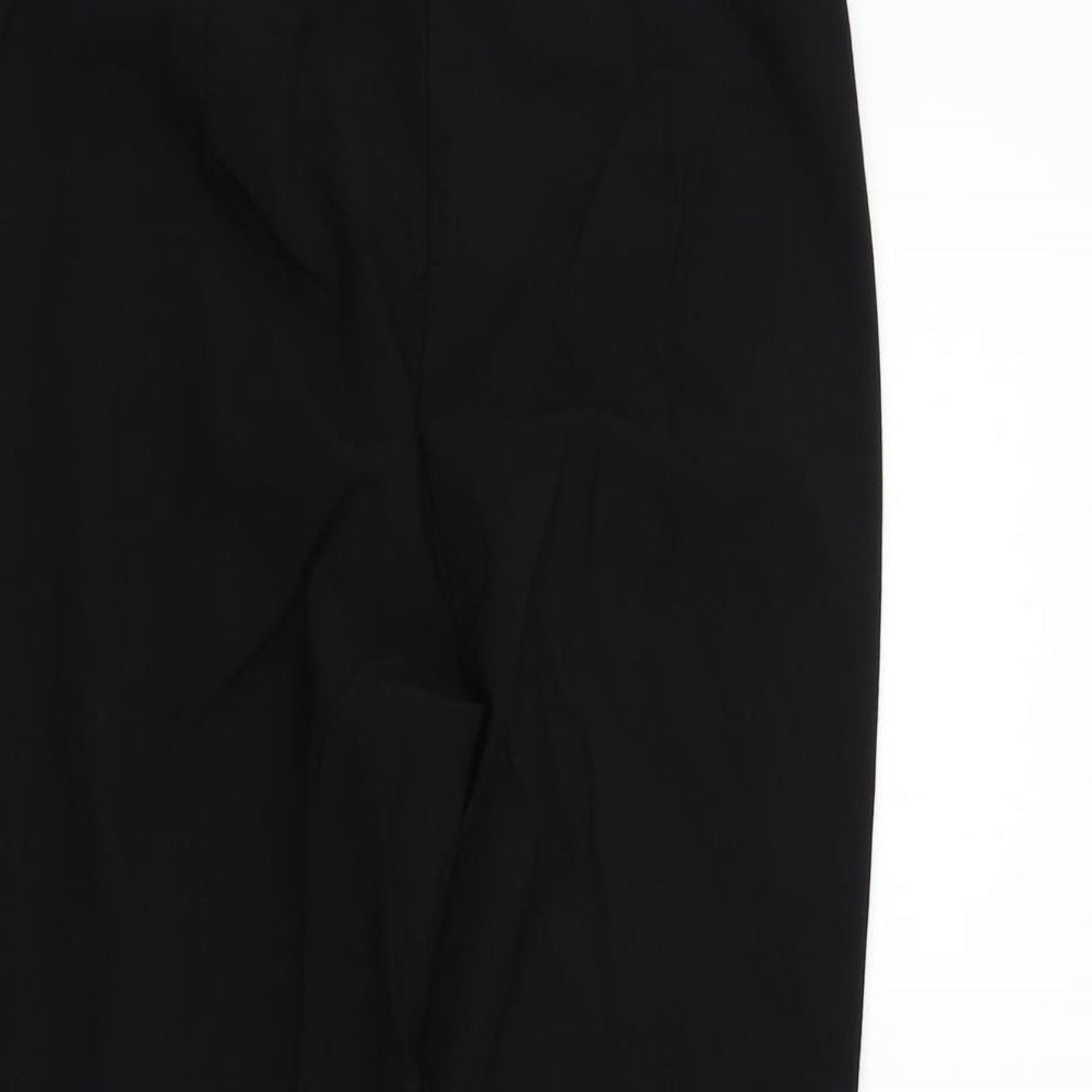 Papaya Womens Black   Trousers  Size 12 L20 in