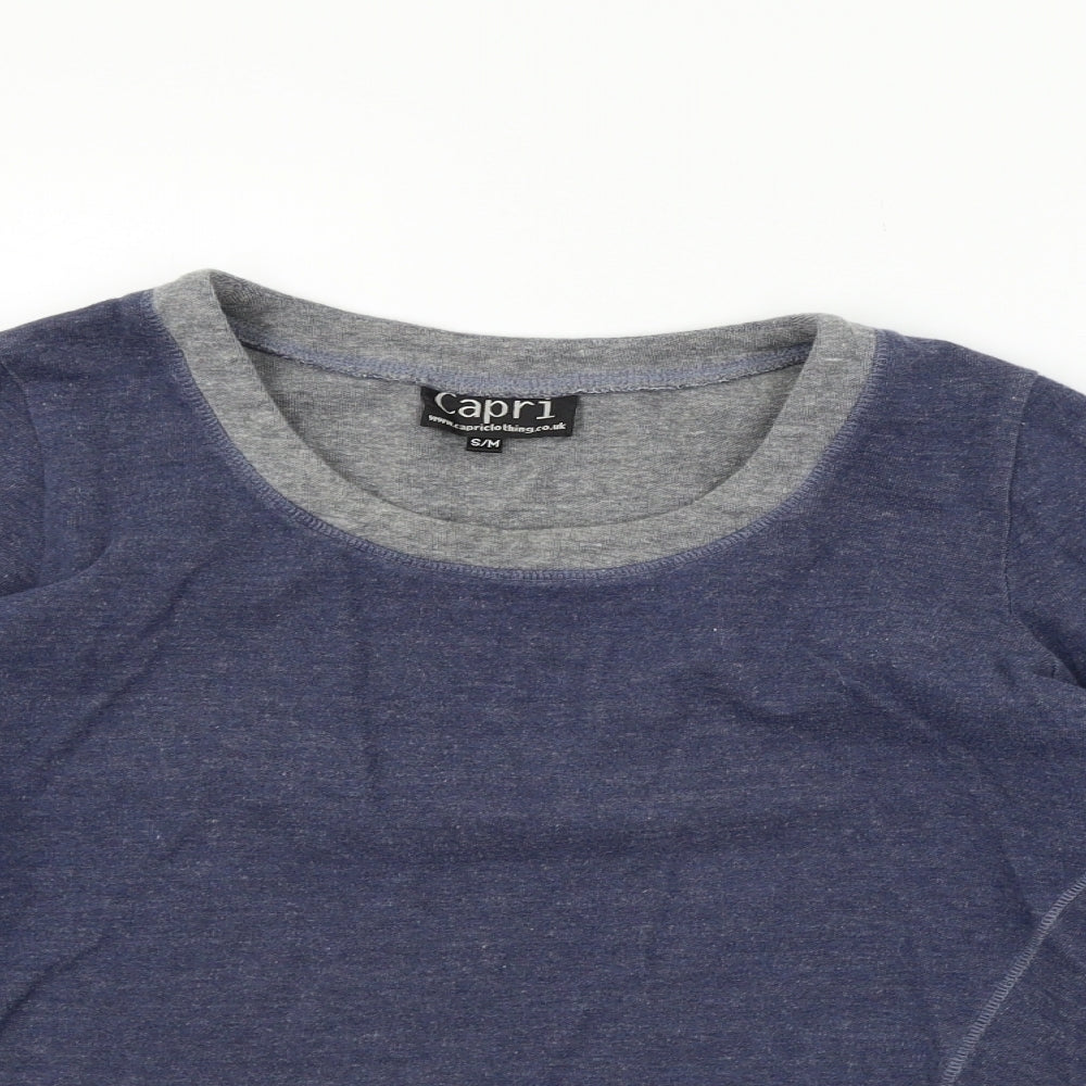 Capri Womens Blue   Pullover Jumper Size M