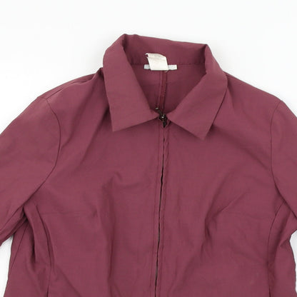 Preloved R Womens Purple   Jacket  Size 16 - Detail