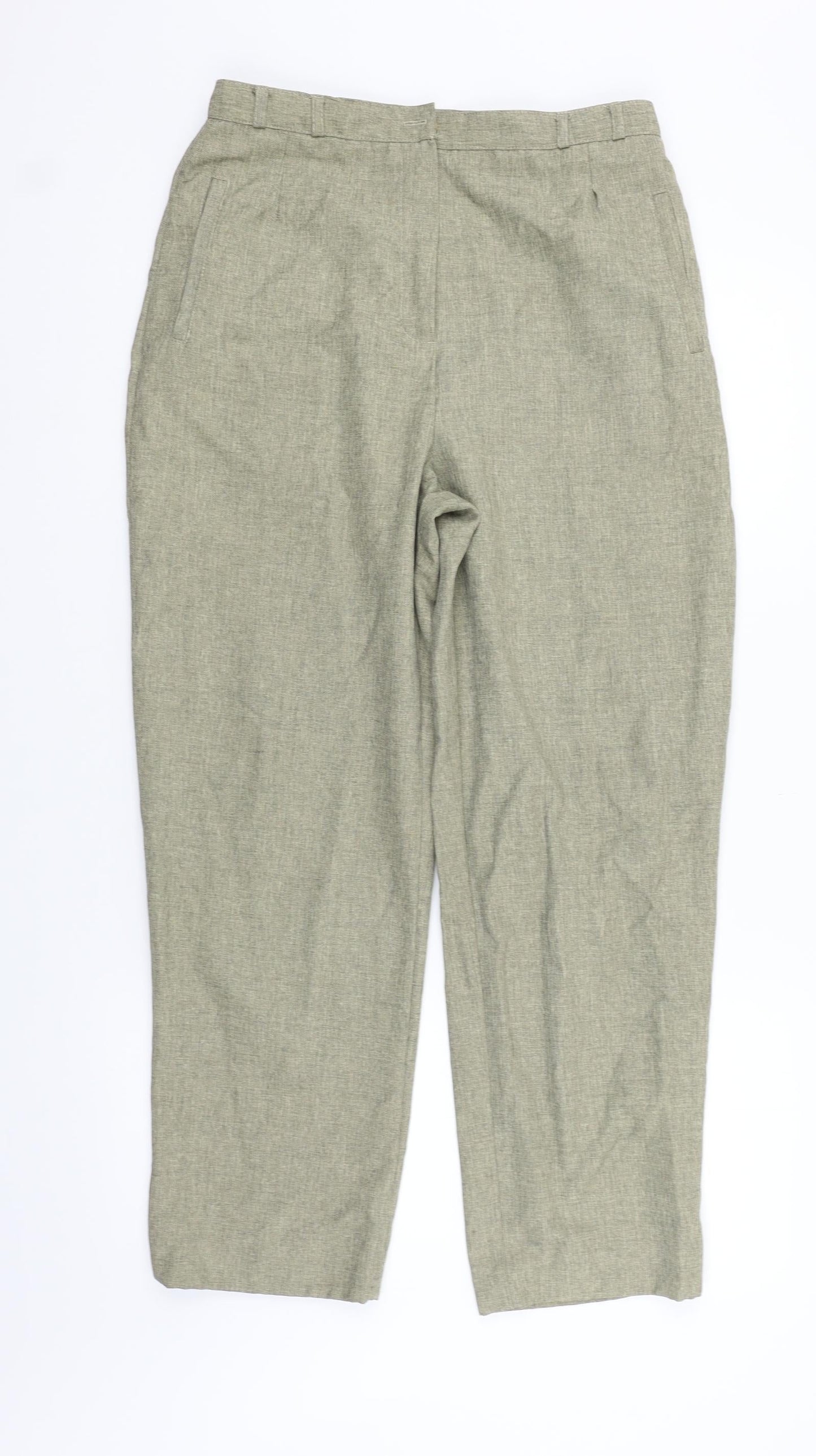 Classics Womens Beige   Trousers  Size 14 L26 in