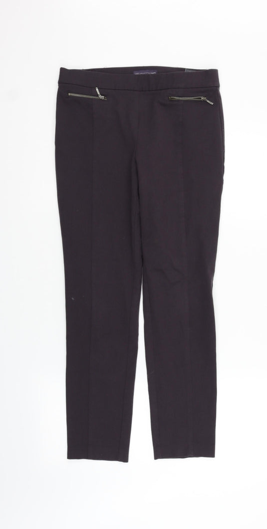Marks and Spencer Womens Purple   Trousers  Size 12 L26 in
