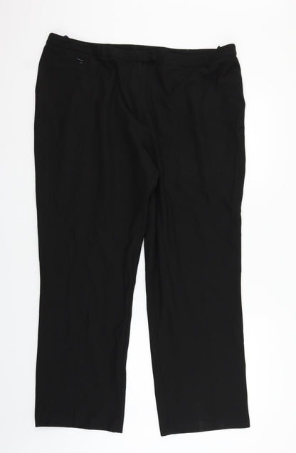 Preloved Debenhams Womens Black   Trousers  Size 20 L27 in - Front