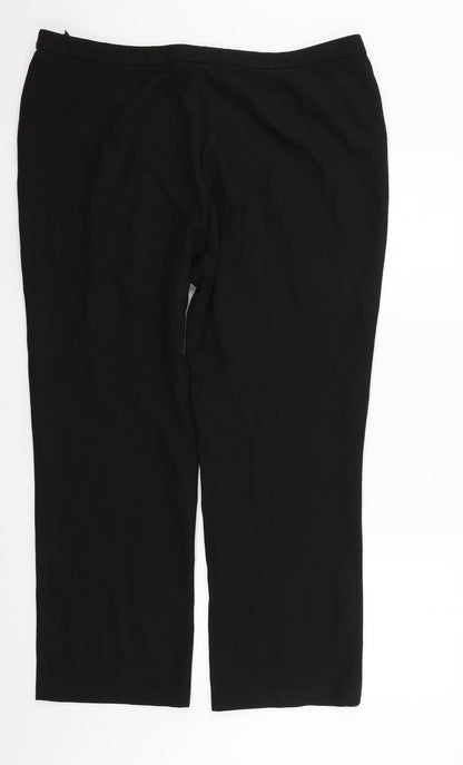 Preloved Debenhams Womens Black   Trousers  Size 20 L27 in - Back