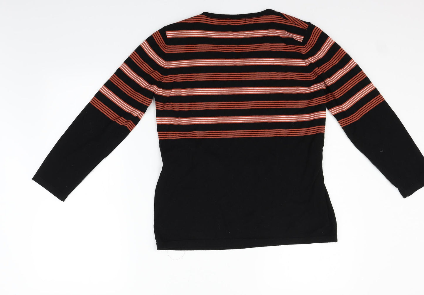 Preworn Womens Beige Striped  Pullover Jumper Size L