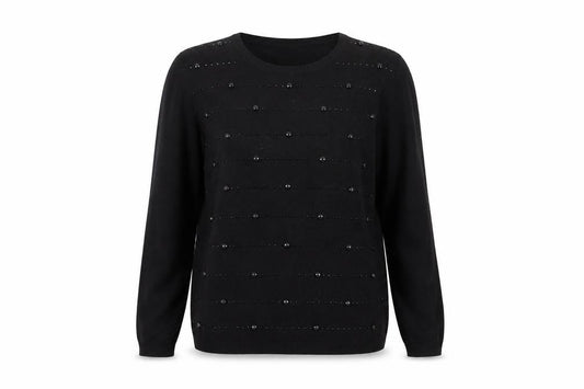 //text.. Womens Black   Pullover Jumper Size S