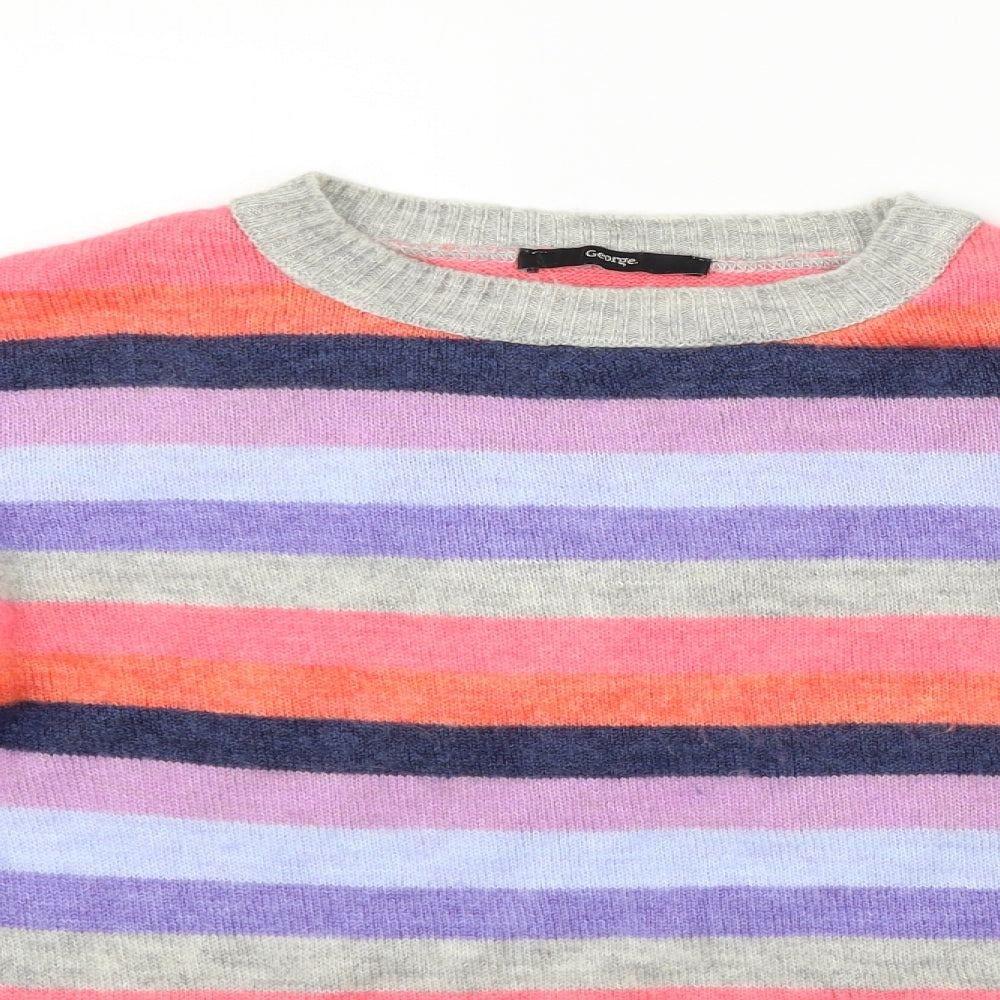 George Womens Multicoloured Polka Dot  Pullover Jumper Size 10