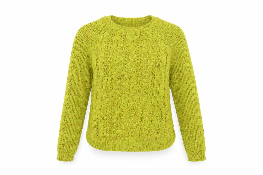 Marks & Spencer Womens Yellow   Henley Jumper Size 8