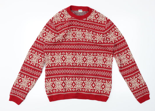 Oslo  Womens Red   Pullover Jumper Size L