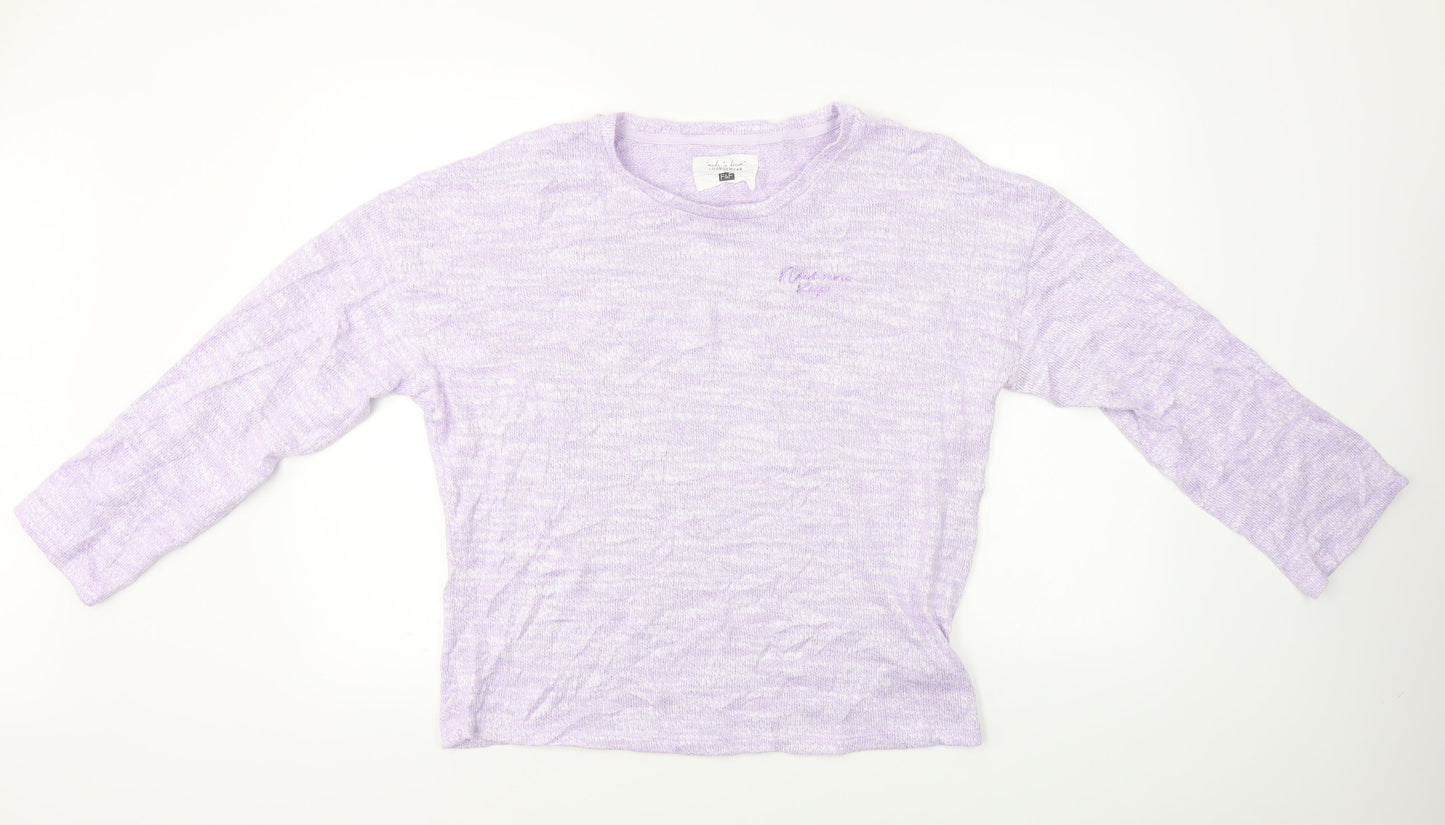 F&F  Womens Purple   Pullover Jumper Size 16
