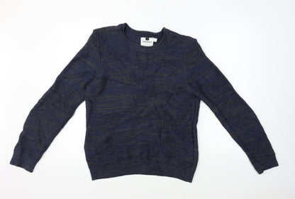 Preloved Topman  Mens Blue   Pullover Jumper Size S - Front
