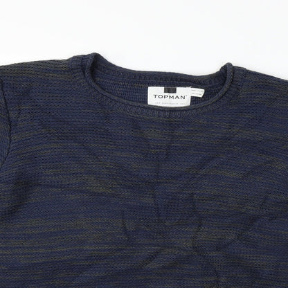 Preloved Topman  Mens Blue   Pullover Jumper Size S - Detail