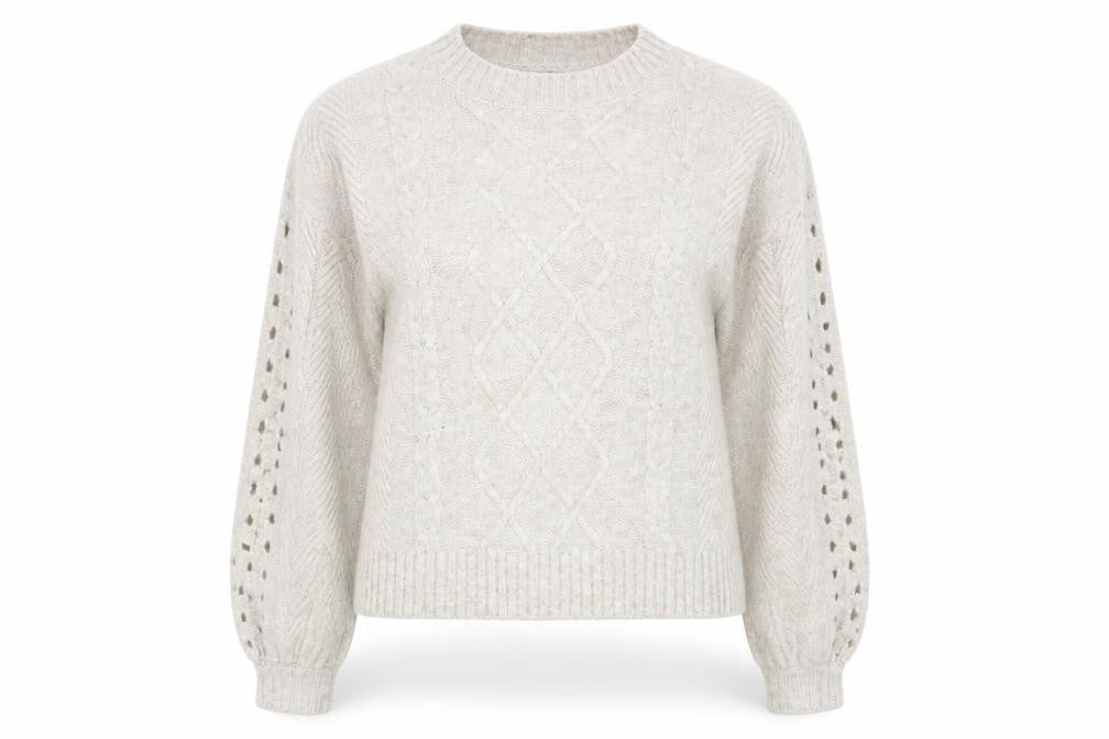 H&M  Womens Beige   Pullover Jumper Size XS