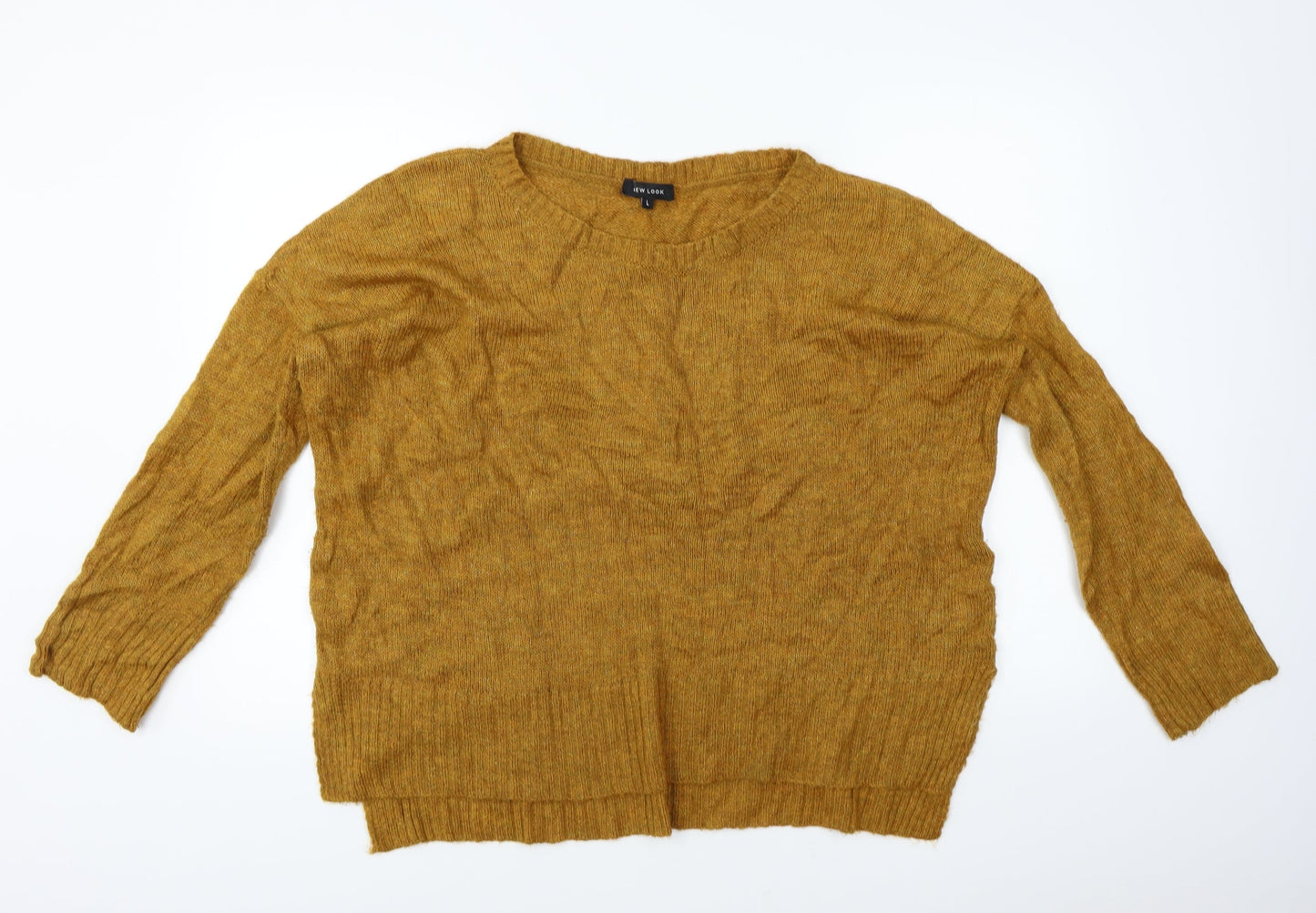 New Look  Womens Yellow   Pullover Jumper Size L