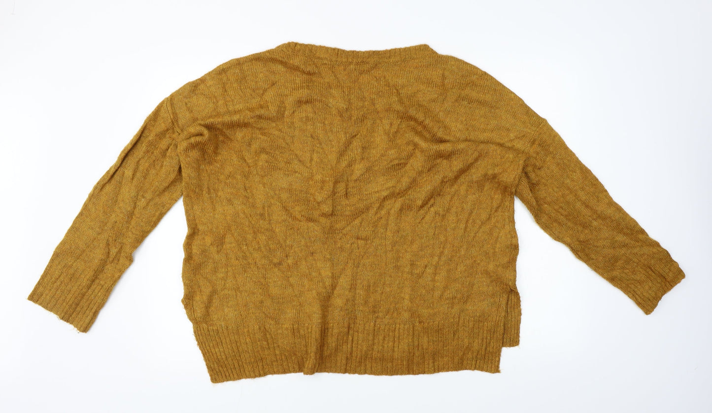 New Look  Womens Yellow   Pullover Jumper Size L