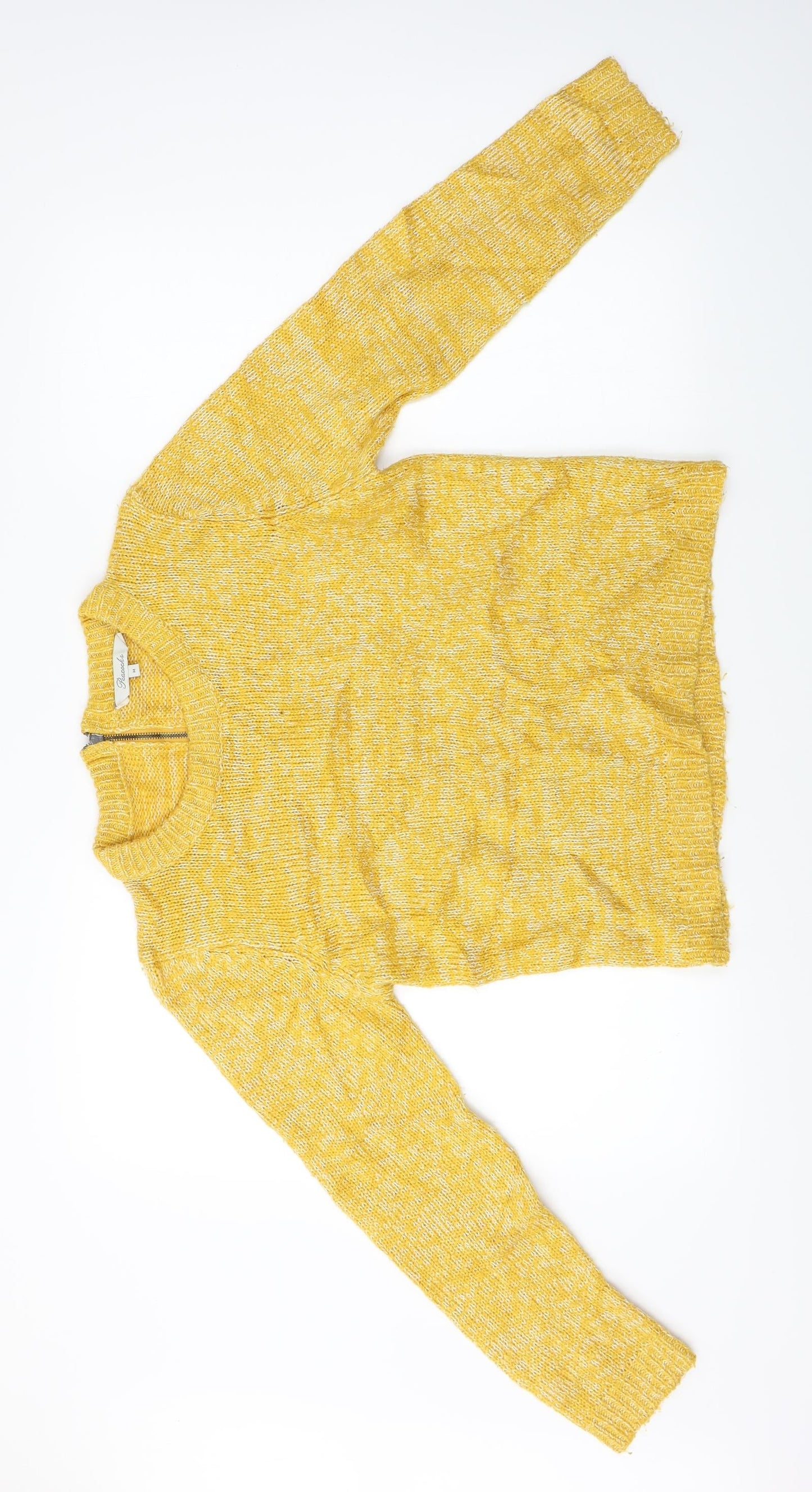 Peacocks Womens Yellow   Pullover Jumper Size M