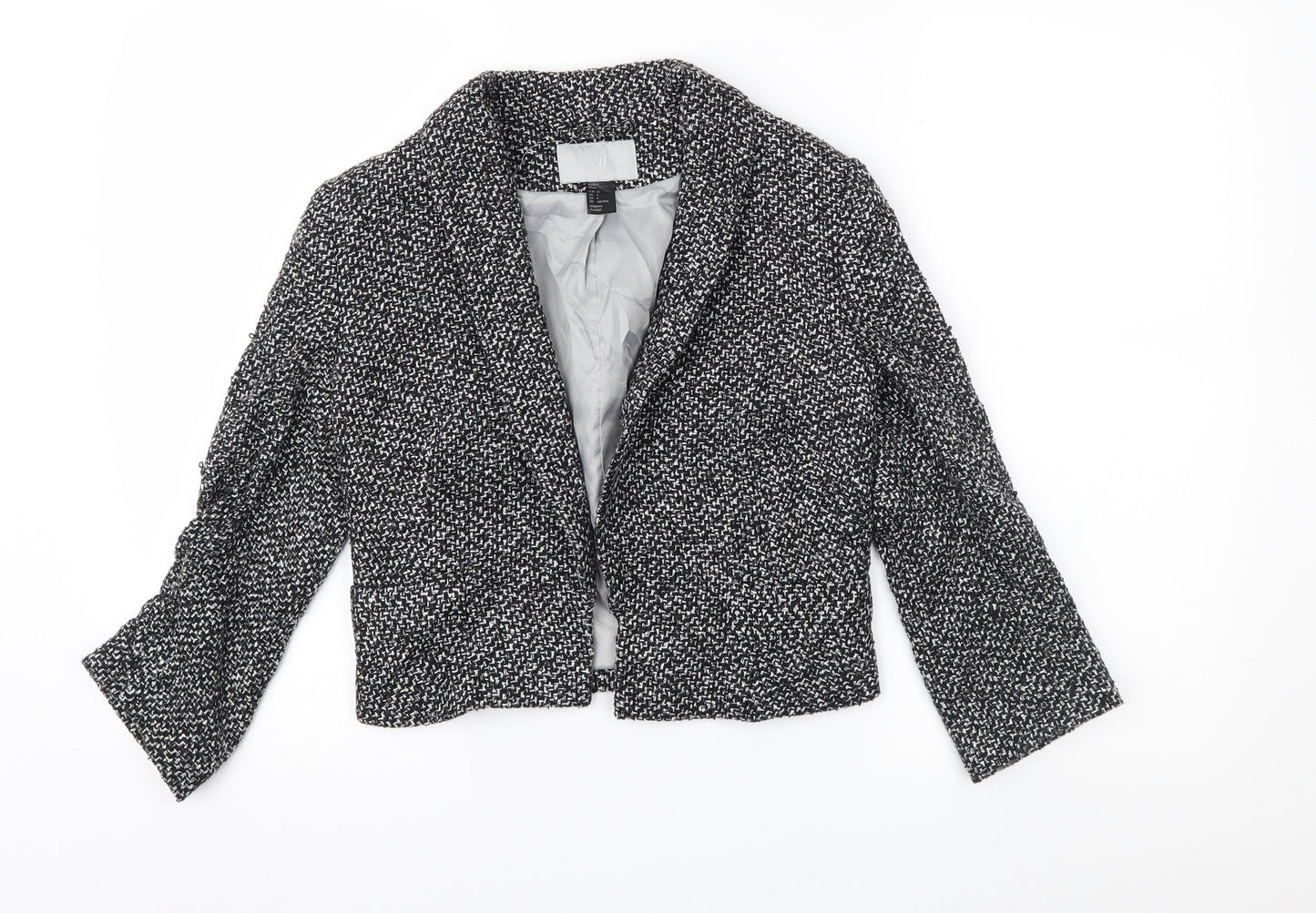 H&M Womens Black   Jacket Coat Size 8