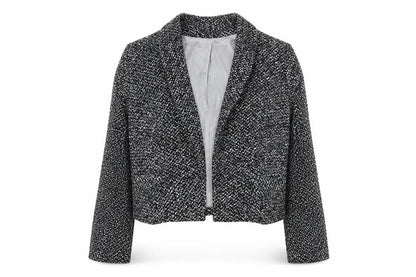H&M Womens Black   Jacket Coat Size 8