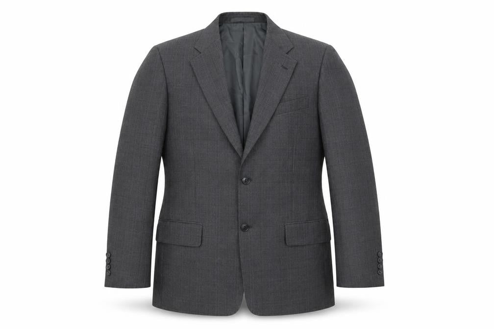 Greenwoods Mens Grey Check  Jacket Suit Jacket Size 42