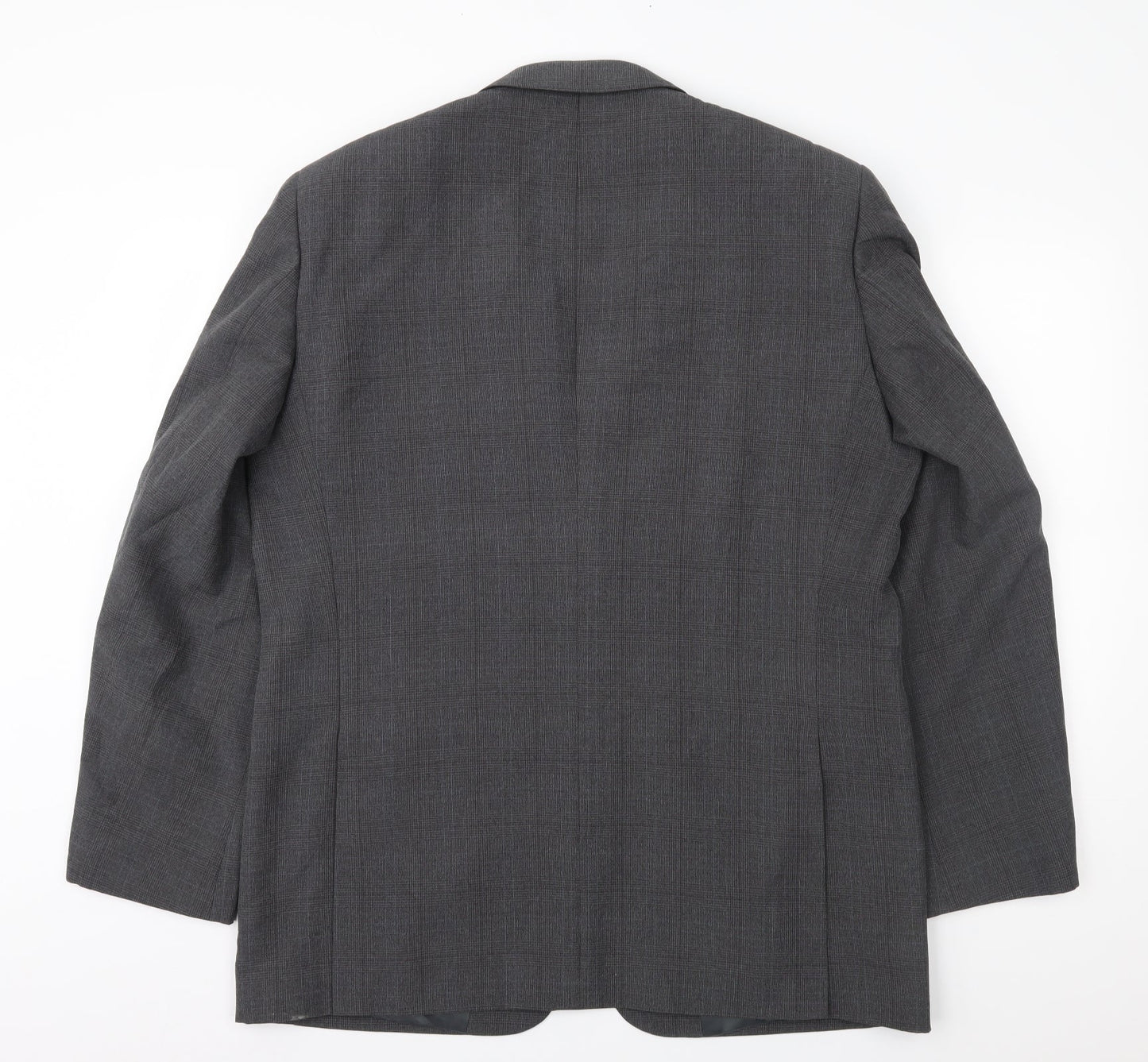 Greenwoods Mens Grey Check  Jacket Suit Jacket Size 42
