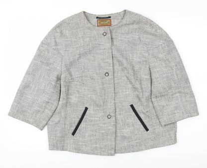 Per Una Womens Grey   Jacket  Size 10