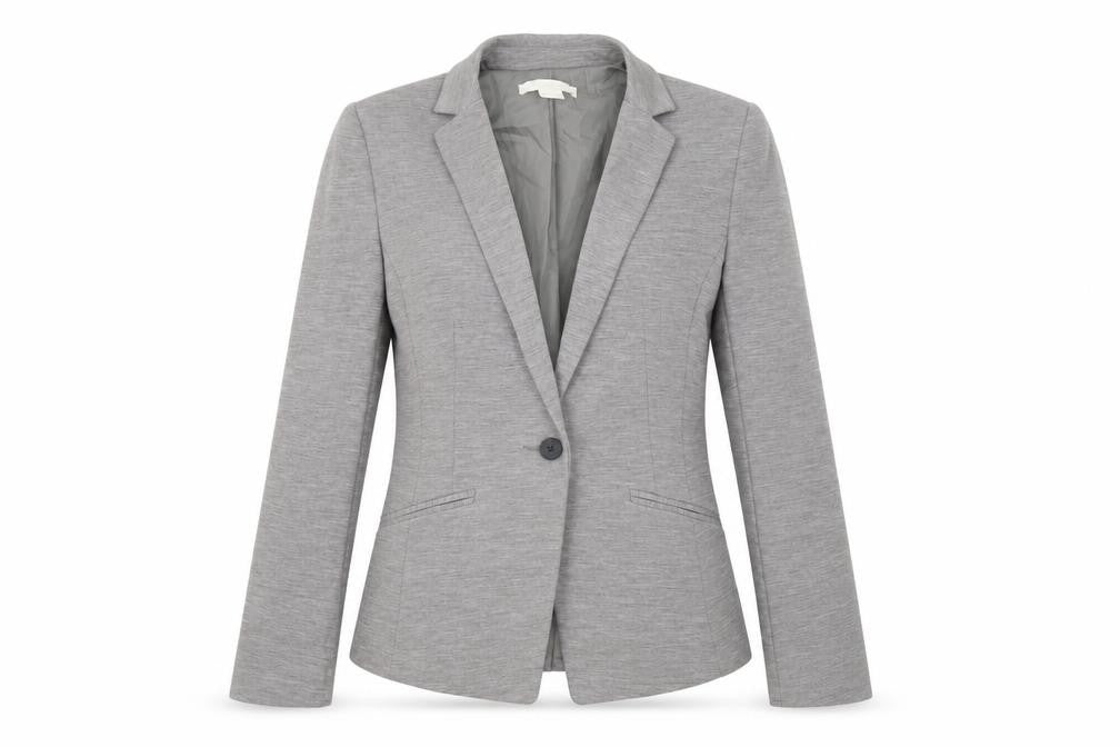 H&M Womens Grey   Jacket Suit Jacket Size 6
