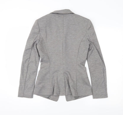 H&M Womens Grey   Jacket Suit Jacket Size 6