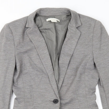 H&M Womens Grey   Jacket Suit Jacket Size 6