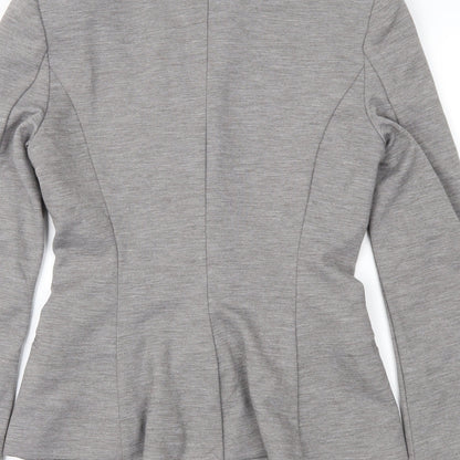 H&M Womens Grey   Jacket Suit Jacket Size 6