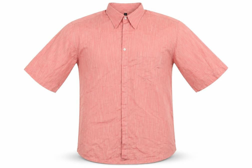 Jupiter Mens Red    Button-Up Size L