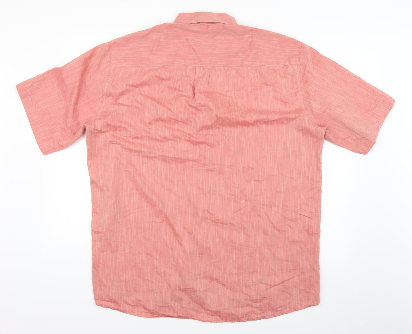 Jupiter Mens Red    Button-Up Size L