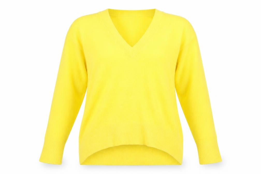 Primark Womens Yellow   Pullover Jumper Size XS