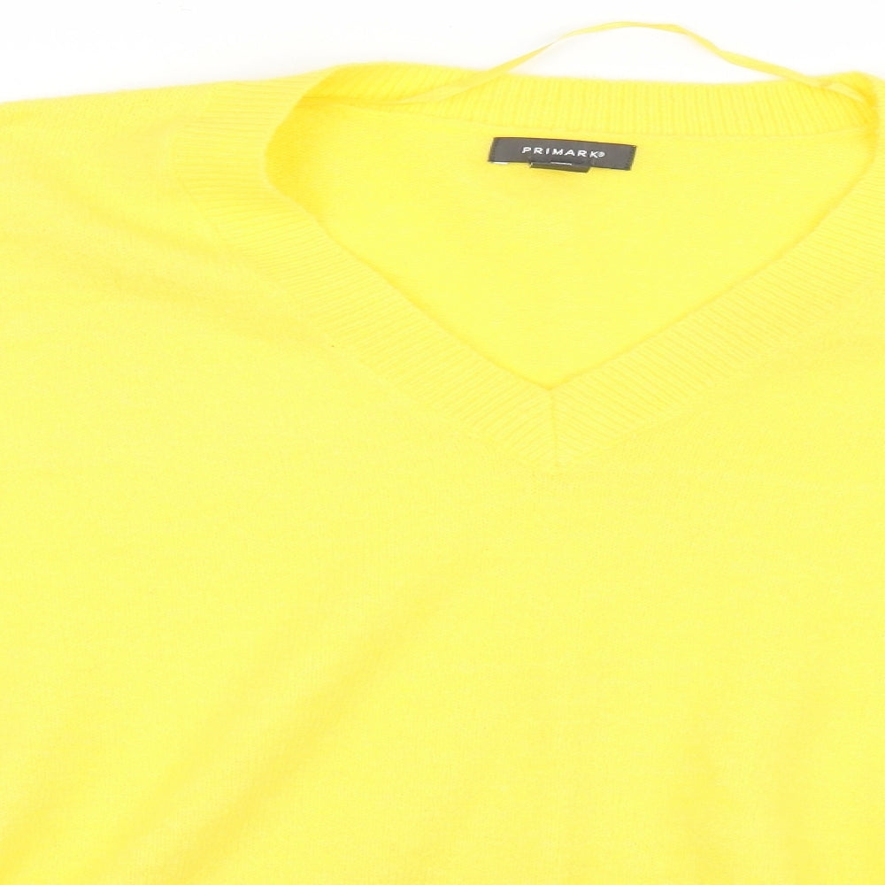 Primark Womens Yellow   Pullover Jumper Size XS