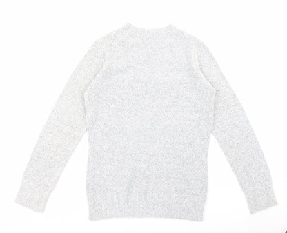 M&Co Womens Grey   Pullover Jumper Size S