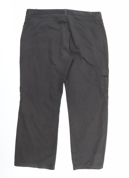 LIFE Womens Brown   Cargo Trousers Size 18 L30 in