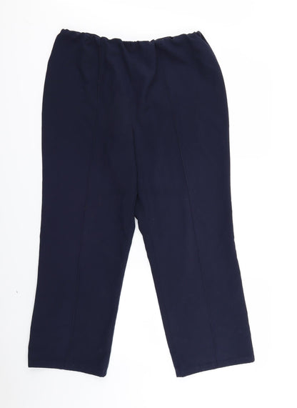 Bonmarché Womens Blue Trousers Size 16 L26 in