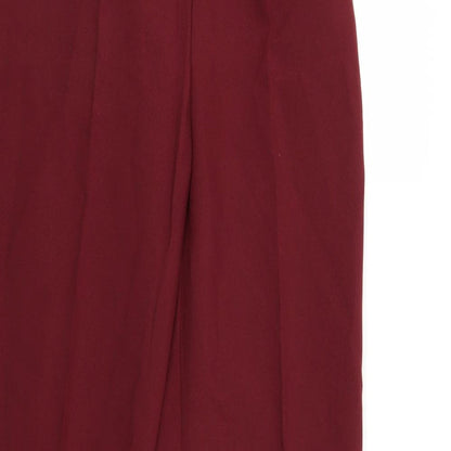 NSF Womens Red   Trousers  Size 16 L27 in