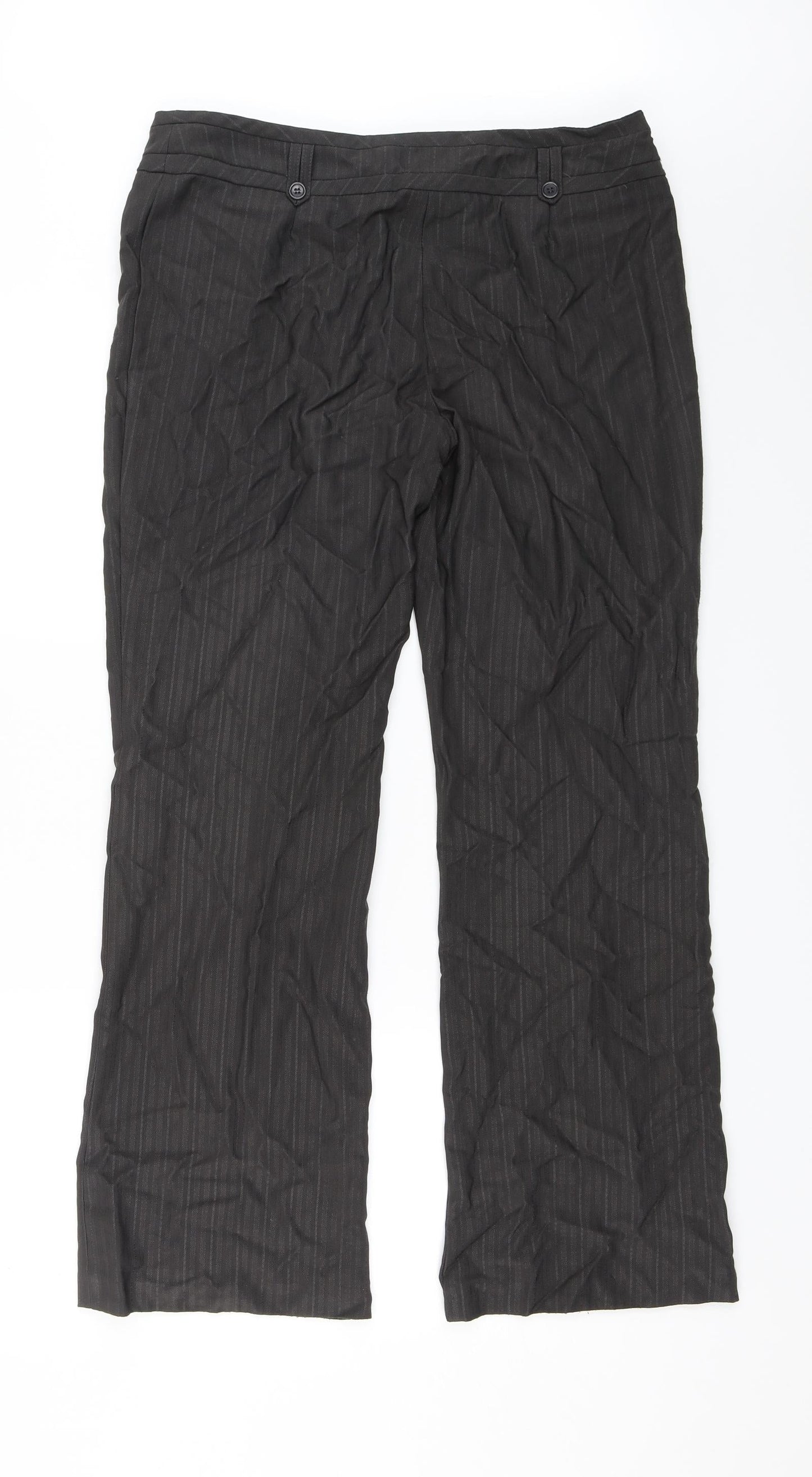 TU Womens Grey   Dress Pants Trousers Size 14 L28 in