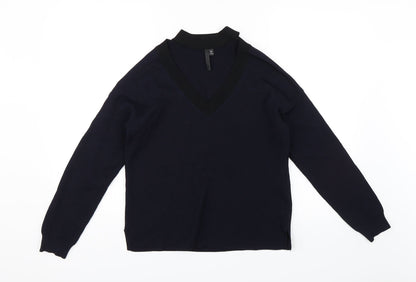 Topshop Womens Blue   Pullover Jumper Size 8